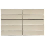 Emser Kaizen 2" x 8" Stacked Mosiac 9" x 15" Satin  Oat