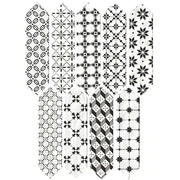 Daltile Stage Craft 3" x 12" Deco Ensemble Black Mix