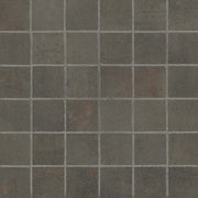 Bedrosians Rebel 2" x 2" Mosaic 12" x 12" Matte Lead