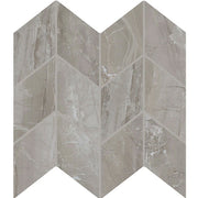 Daltile Famed 3" x 6" Chevron Mosaic 10" x 12" Fortune