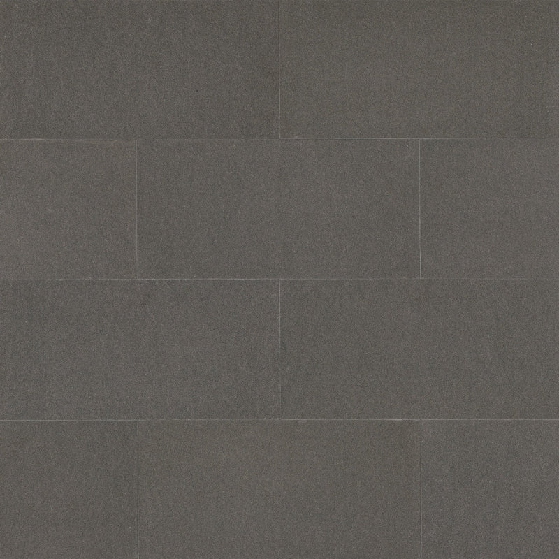 Bedrosians Granite 12" x 24" Flamed Absolute Black