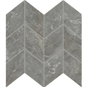 Daltile Famed 3" x 6" Chevron Mosaic 10" x 12" Glamour