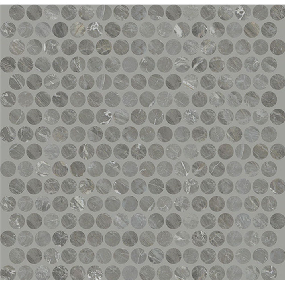 Daltile Famed 0.74" x 0.74" Penny Rounds Mosaic 11" x 13" Glamour