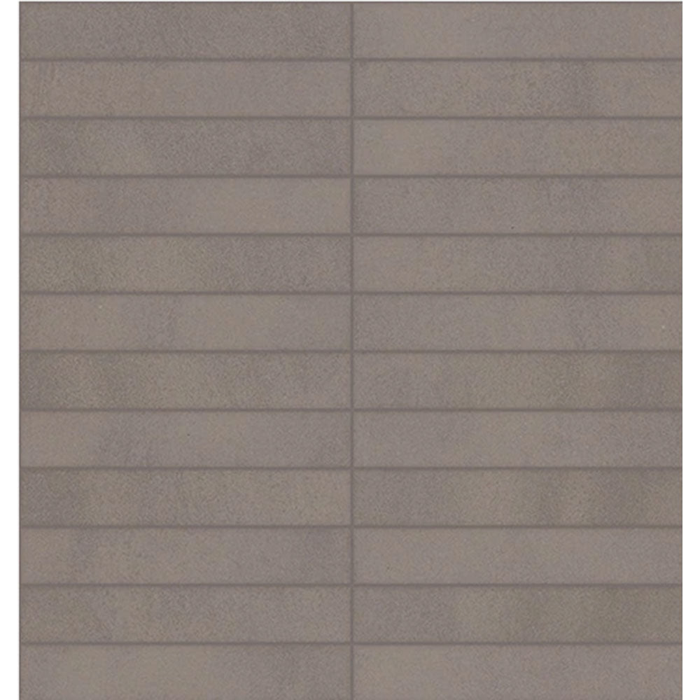 Daltile Synchronic 1" x 6" Straight Joint Mosaic 12" x 12" Grey