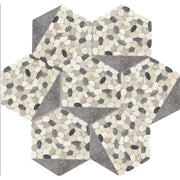 Daltile Pebble Oasis 12" x 10" Tri-Hex Pebble Harbor