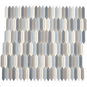 Daltile Revalia Remix 1" x 4" Mosaic 12" x 13" Hot Spring Blend