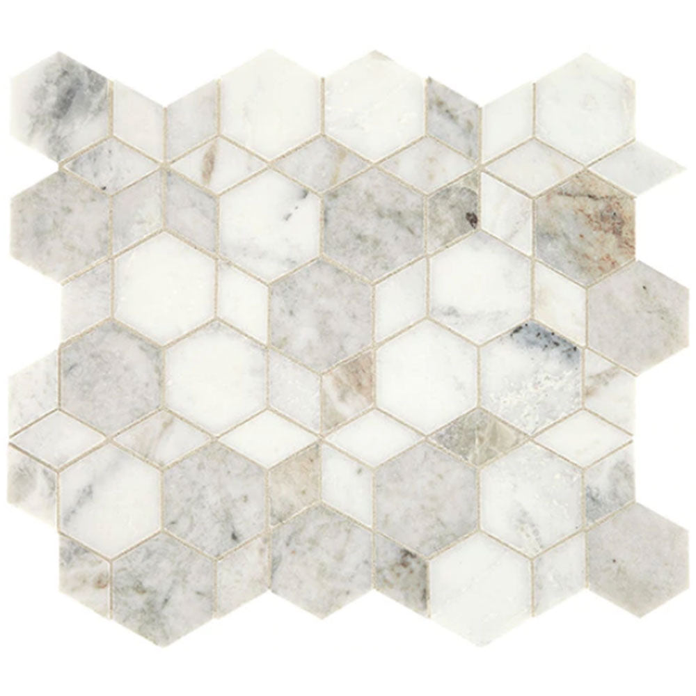 Daltile Sublimity 12" x 13" Hypnotic Daphne White
