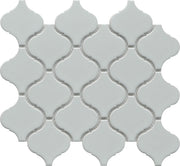 Emser Influence 10"x11" Arbasque Mosaic 3"x3" Polished Gray