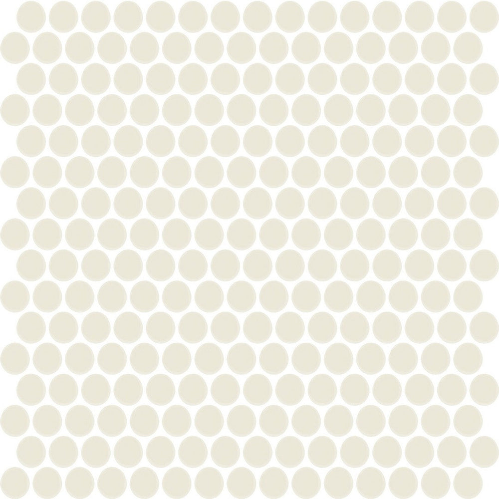 Daltile Color Wheel Mosaic 13'' x 11'' Penny Matte Matte Biscuit