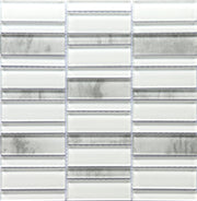 Emser La Vie 12"x12" Mosaic White