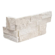 MS International Rockmount 6" x 18" Ledger Corner Mayra White Limestone
