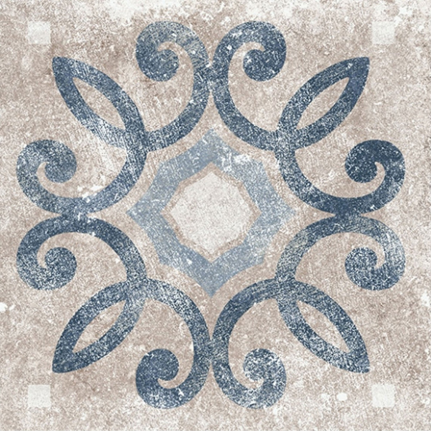 Marazzi Creativo 12" x 12" Deco Lucca Blue