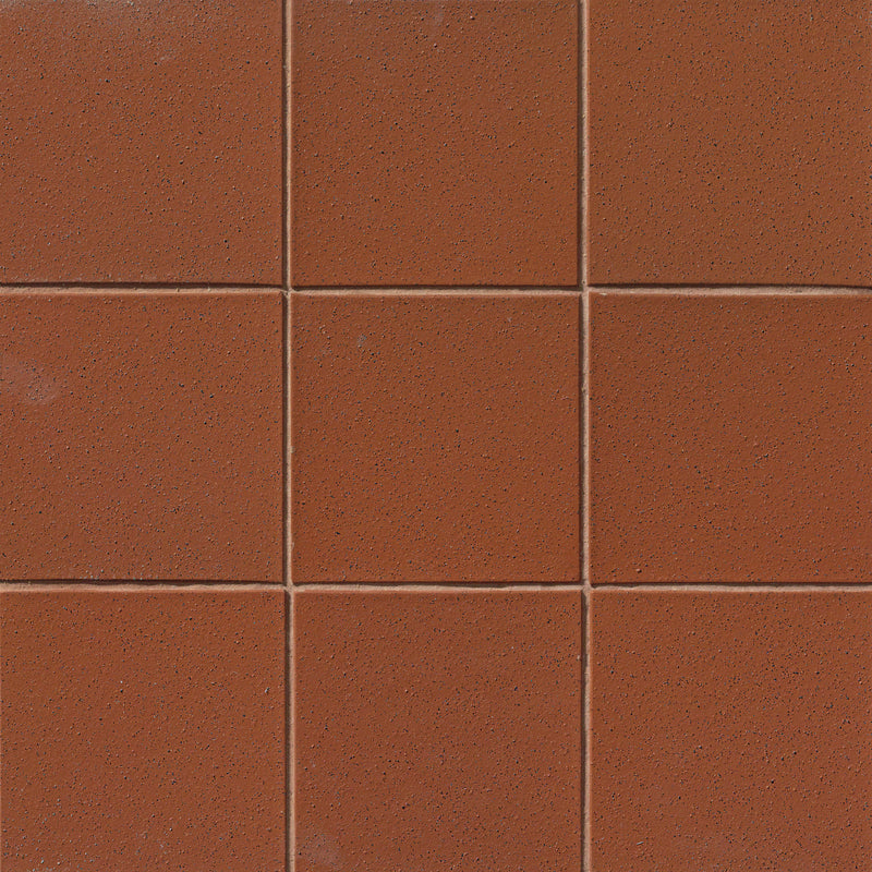 Bedrosians Metropolitan Quarry Basics 6" x 6" Abrasive Mayflower Red