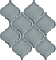 Emser Morocco 10"x11" Arabesque Mosaic 4.6"X5.3" Dove