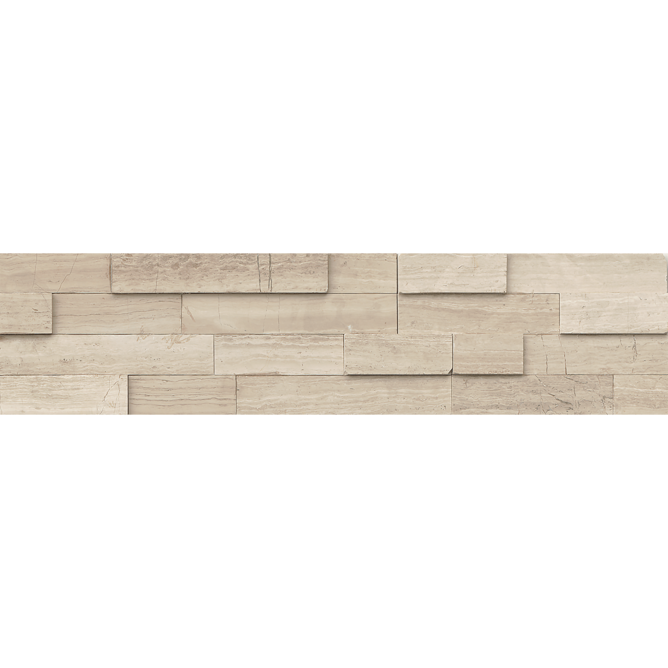 Bedrosians Marble 6" x 24" Ledger Corner Ashen Grey