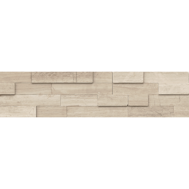 Bedrosians Stone Ledgers 6" x 24" Ledger Corner Honed Ashen Grey
