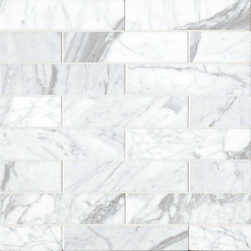 Bedrosians Marble 3" x 12" Honed Calacatta Oro
