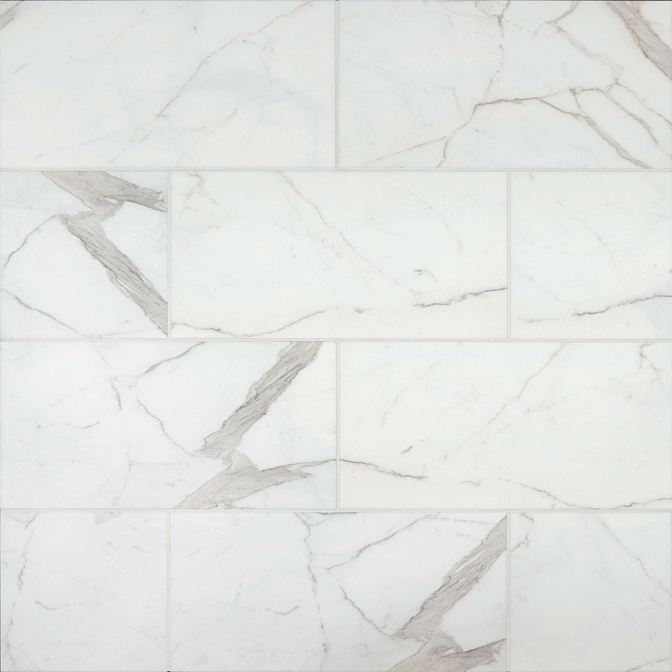 Bedrosians Marble 12" x 24" Honed Calacatta Oro