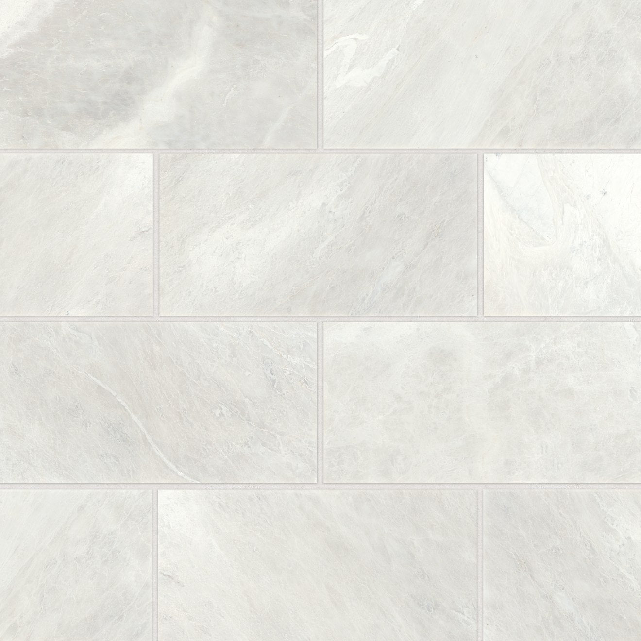 Bedrosians Marble 12" x 24" Brushed Iceberg White
