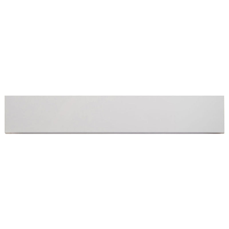 MS International Aria 3" x 18" Bullnose Polished Bianco