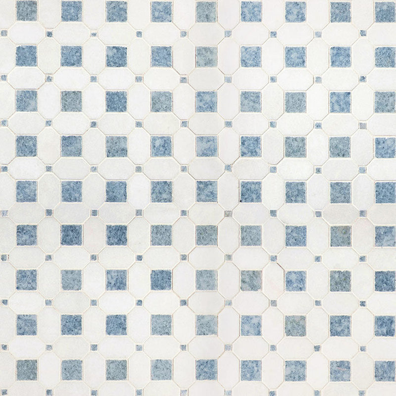 MS International Decorative Mosaic 12" x 12" Hatchwork Azula