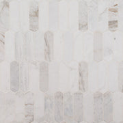 MS International Decorative Mosaic 12" x 12" Picket Arabescato Venato White