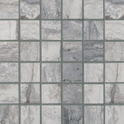 MS International Bernini 2" x 2" Mosaic Carbone