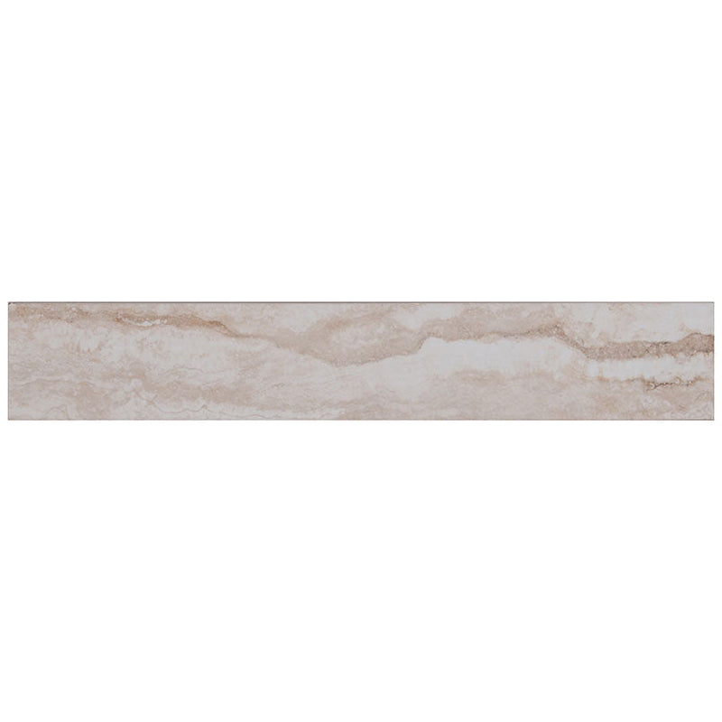 MS International Bernini 3" x 18" Bullnose Matte Bianco