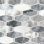 MS International Decorative Mosaic 12" x 12" Elongated Hexagon Ankara