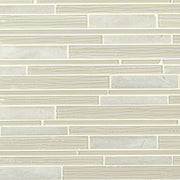MS International Decorative Mosaic 12" x 12" Interlocking Snowcap Blend