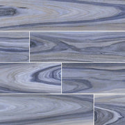 MS International Dellano 8" x 48" Polished Exotic Blue