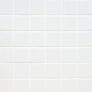 MS International Domino 12" x 12" Matte 9.6mm 2" x 2" White