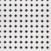 MS International Domino 12" x 12" Octagon 2" White And Black