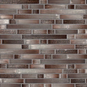 MS International Decorative Mosaic 12" x 12" Interlocking Akaya Copper