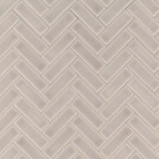 MS International Highland Park 12" x 12" Glossy Portico Pearl Herringbone