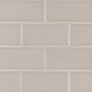 MS International Highland Park 12" x 12" Mosaic 3" x 6" Glossy Portico Pearl