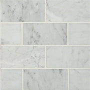 MS International Natural Stone Marble 3" x 6" Carrara White
