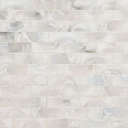 MS International Decorative Mosaic 12" x 12" Subway 2" x 6" Pearla