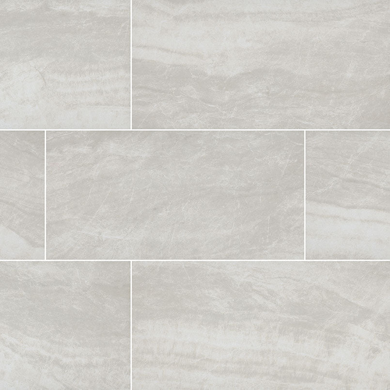 MS International Praia 24" x 48" Matte 9.6mm Grey