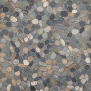 MS International Rio Lago 12" x 12" Pebble Sliced Rainforest