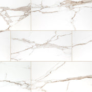 MS International Savoy 12" x 24" Porcelain Matte Crema