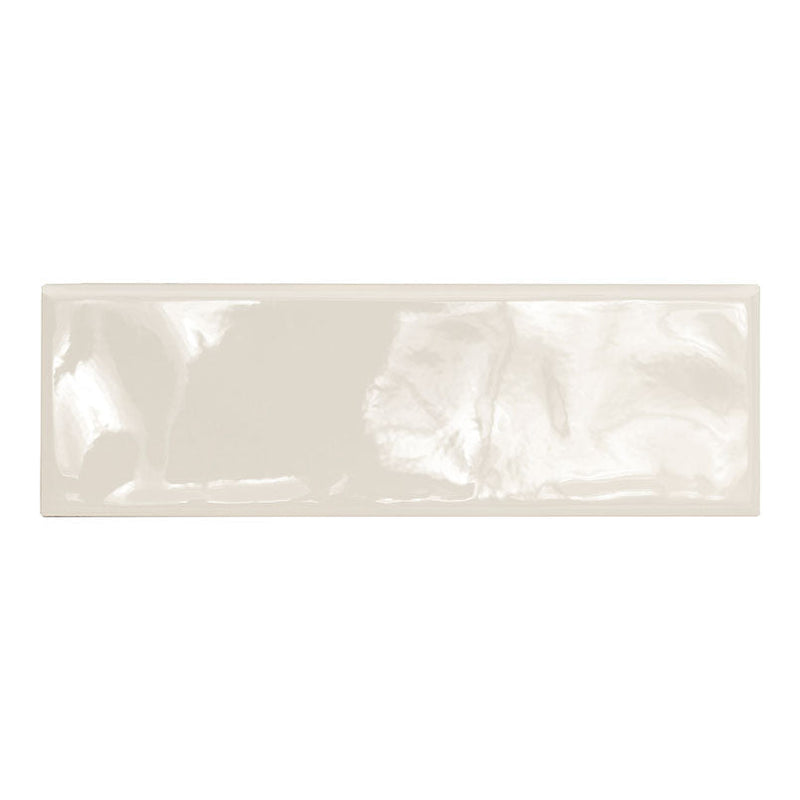 MS International Urbano 4" x 12" Glossy Bullnose Crema