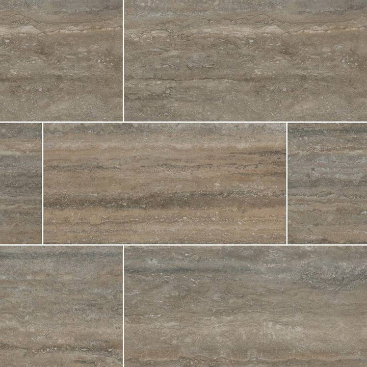 MS International Veneto 12" x 24" Matte Noce
