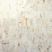 Marazzi Editorial 2" x 5" Fish Scale Mosiac 10" x 11" Polished Wintour Ivory