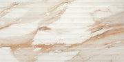 Marazzi Editorial 12" x 24" Fluted Matte Mirabella Gold