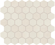 Marazzi Moroccan Concrete 1.5" Hexagon Mosaic Off White