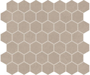 Marazzi Moroccan Concrete 1.5" Hexagon Mosaic Taupe