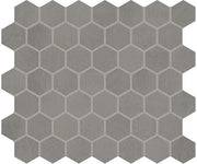 Marazzi Moroccan Concrete 1.5" Hexagon Mosaic Gray