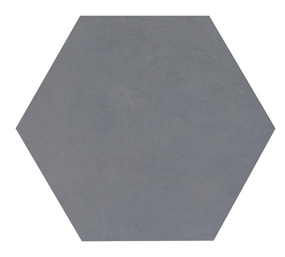 Marazzi Moroccan Concrete 8" x 9" Hexagon Blue Gray