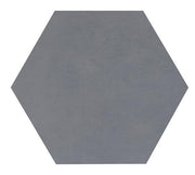 Marazzi Moroccan Concrete 8" x 9" Hexagon Blue Gray